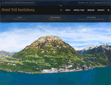 Tablet Screenshot of hoteltell.ch